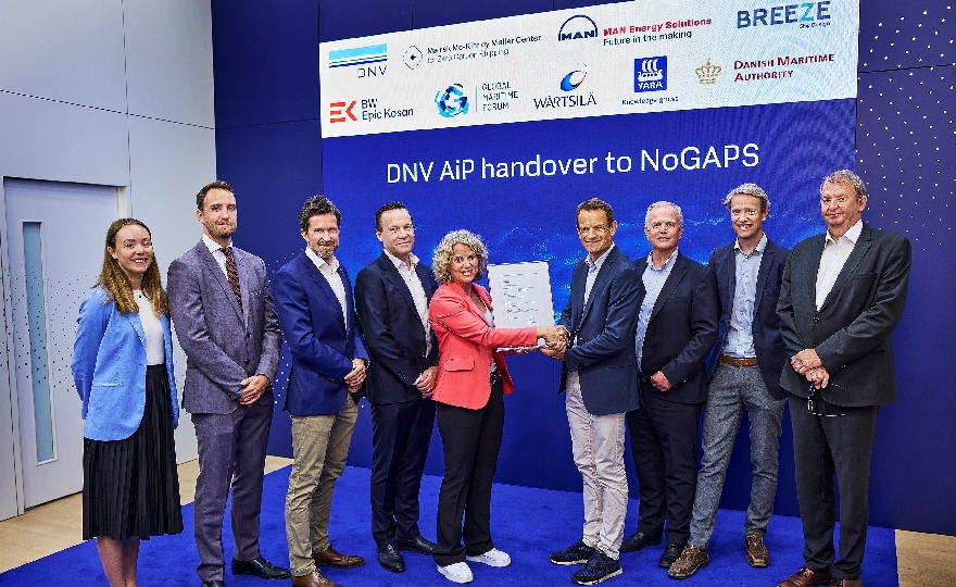 DNV presents AiP for NoGAPS ammonia-powered gas carrier design